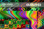 Glitch Psychedelic 02. Digital Paper, a Texture Graphic by KENO Mascots (Thumbnail 2 of 3)