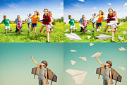 Paper Airplane Overlays, an Object Graphic by DreamyOverlay (Thumbnail 3 of 5)