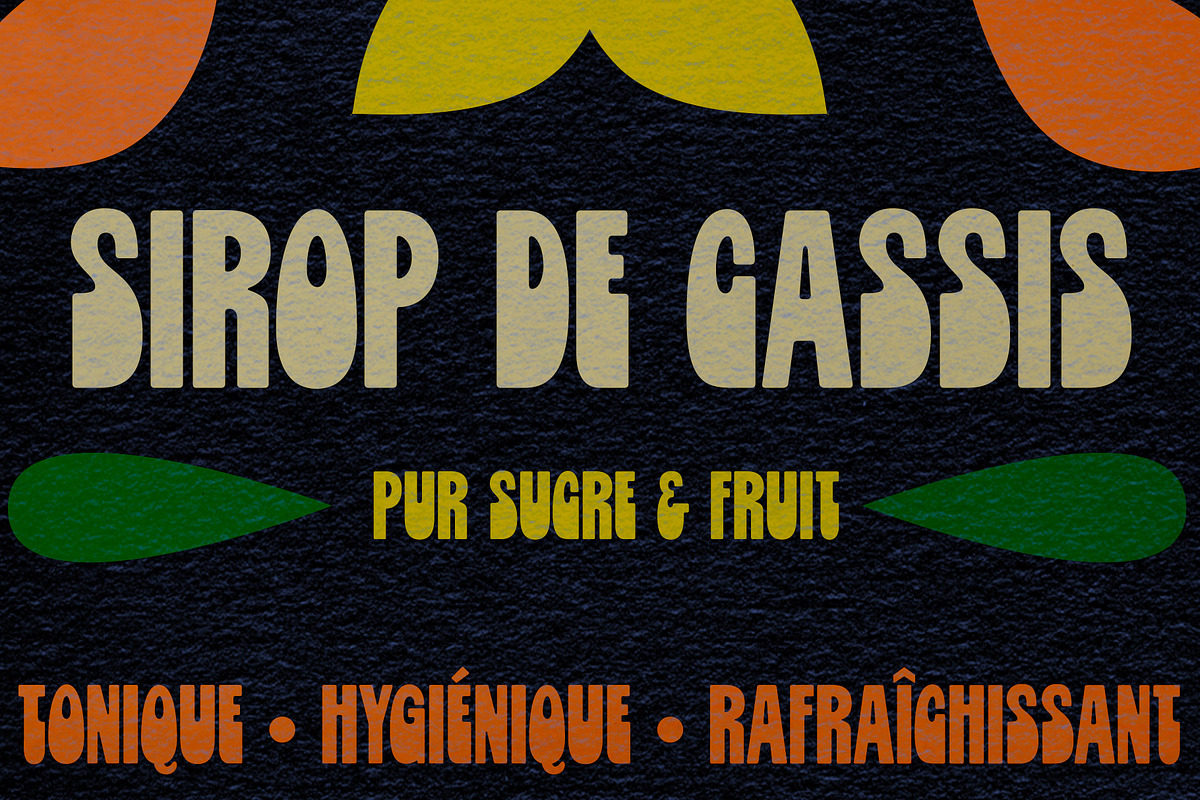 Chorine Family | Two retro fonts, a Font by The Flying Type (Photo 11 of 13)