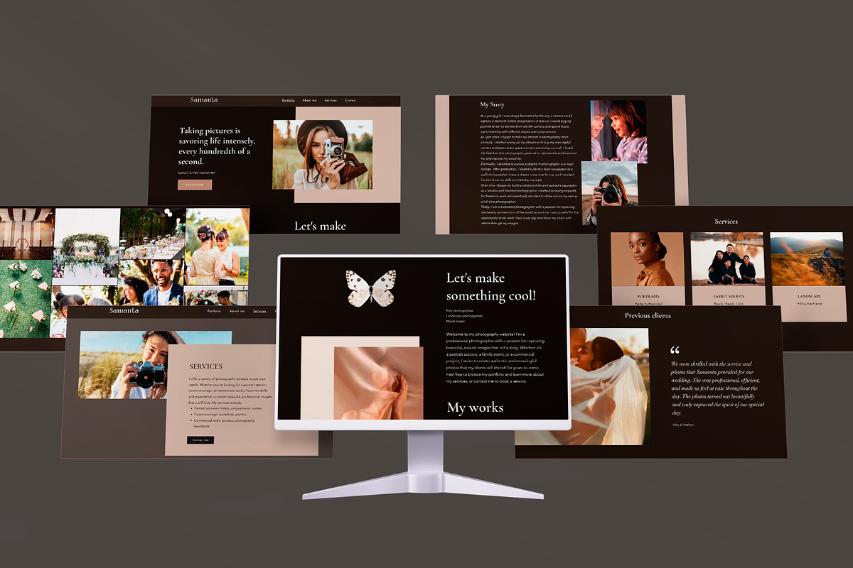Wix Website Template Photographer, a Wix Template by Wixify Studio (Photo 5 of 12)