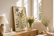 Vintage Wildflowers Wall Art, a Decorative Illustration by elfy creative (Thumbnail 3 of 5)