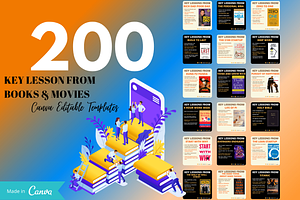 200 Movies & Books Key Lessons