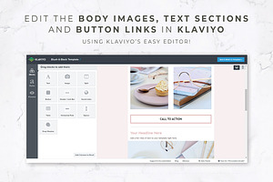 Klaviyo & Canva Template Blush