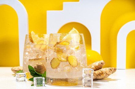 Ginger lemon lemonade, a Food & Drink Photo by Rimma