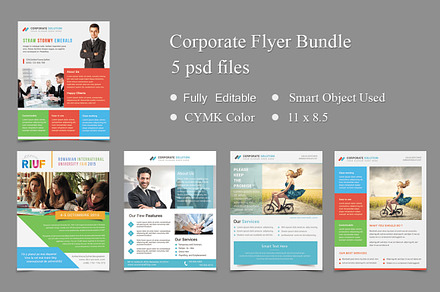5 Corporate Flyer Templates