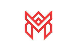 Modern M Letter Logo Template