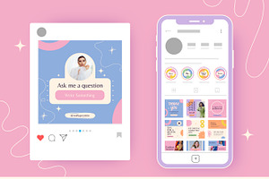 150 Instagram Posts Canva Templates