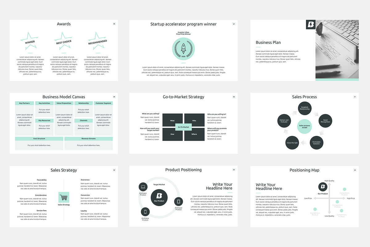 Extended Business Plan PowerPoint, a Presentation Template by JetzTemplates