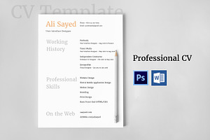 Simple CV For Web & IT Professionals