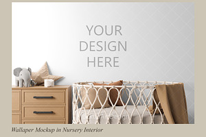 Nursery Wallpaper Mockup