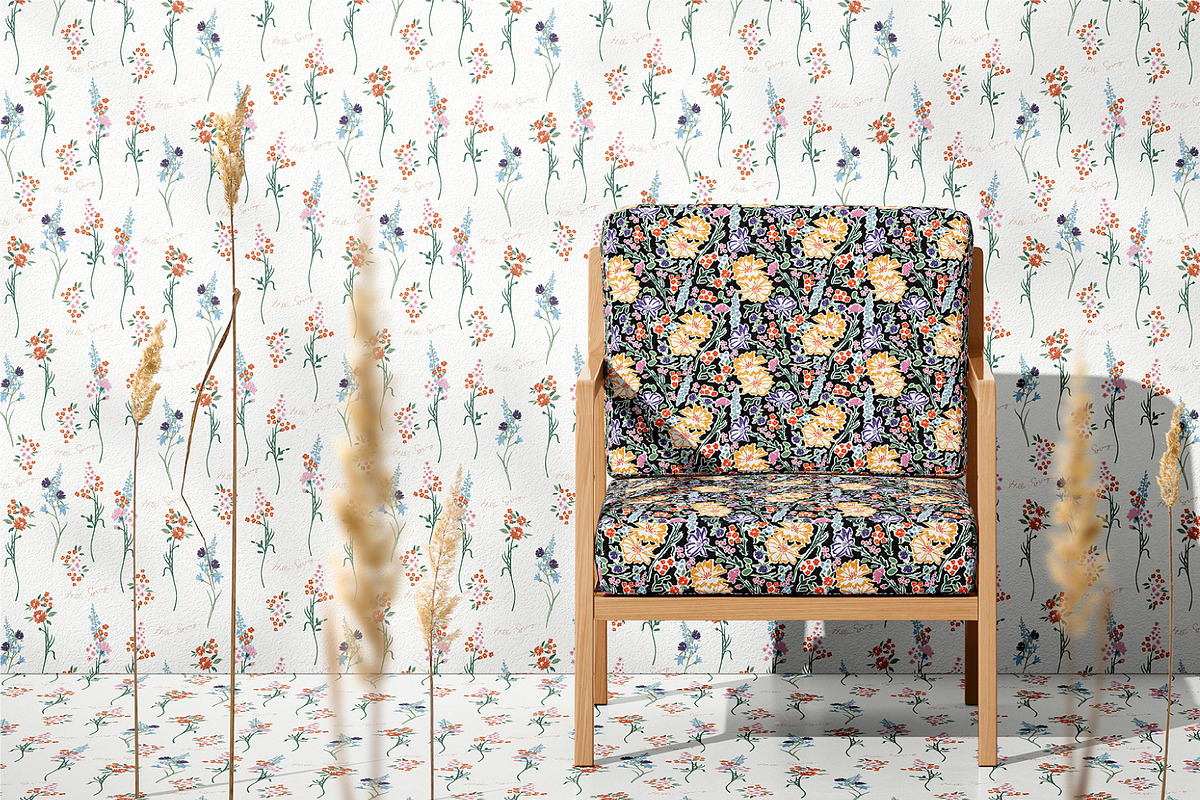 Springtime Sketches, a Pattern Graphic by MSNTY STUDIOX (Photo 18 of 27)