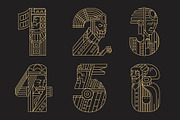 Rulers - numbers, a Symbol Font by Ognjen Pajic (Thumbnail 2 of 3)