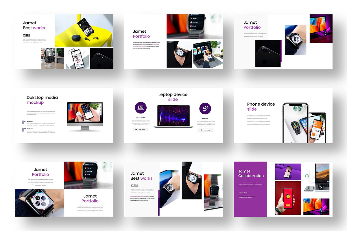 Jamet - Business Google Slide Templa, a Presentation Template by Dens Creative Studio (Photo 4 of 6)