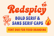 Redspicy - Display Font, a Serif Font by Edignwn Type (Thumbnail 1 of 12)