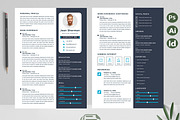 Black White CV, a Resume Template by Attractive Resume (Thumbnail 2 of 3)