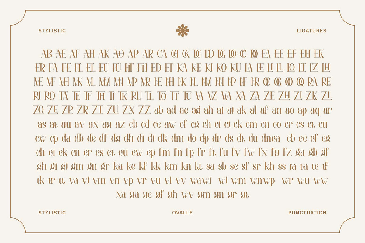 Ovalle – Elegant Display Serif Font, a Serif Font by kangfont Studio (Photo 4 of 12)