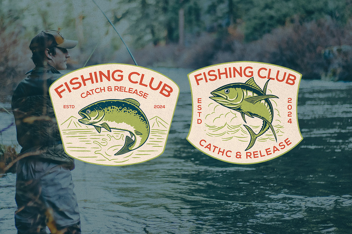 Fishing Illustrations & Bade designs, an Animal Illustration by Trape Graphic Studio (Photo 9 of 10)