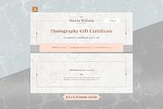 Gift certificate - Marble, Rose Gold, a Card Template by ArealPro (Thumbnail 20 of 20)