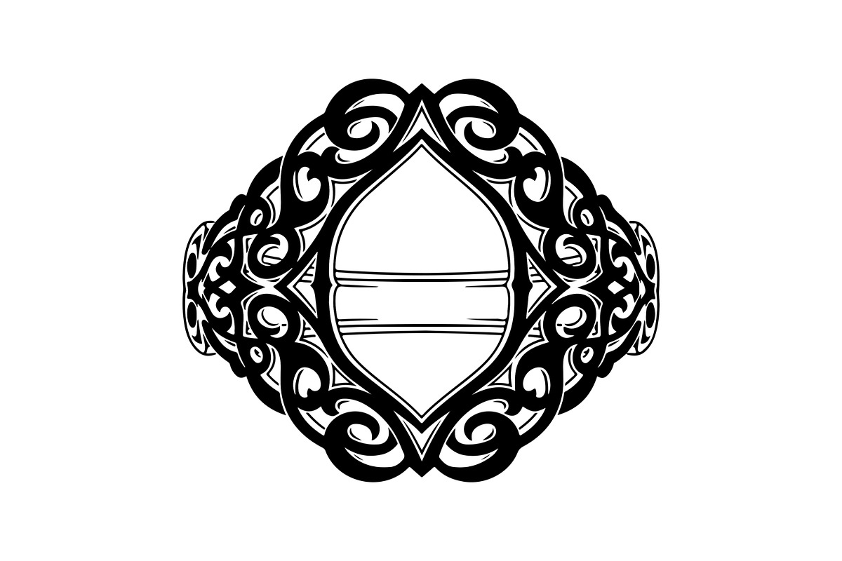 Ornamental Mandala and Lotus Vector, a Decorative Illustration by balal (Photo 14 of 16)