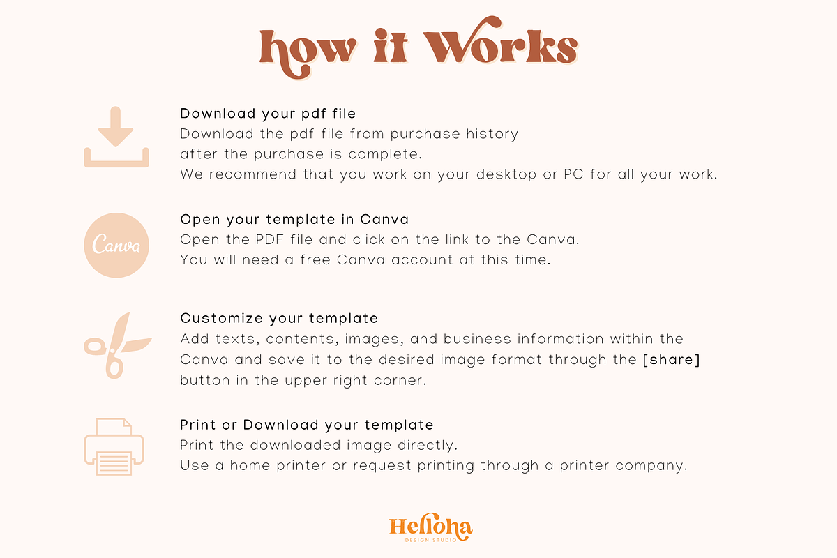Retro Thank you Card Template, a Business Card Template by Hellohastore (Photo 9 of 9)