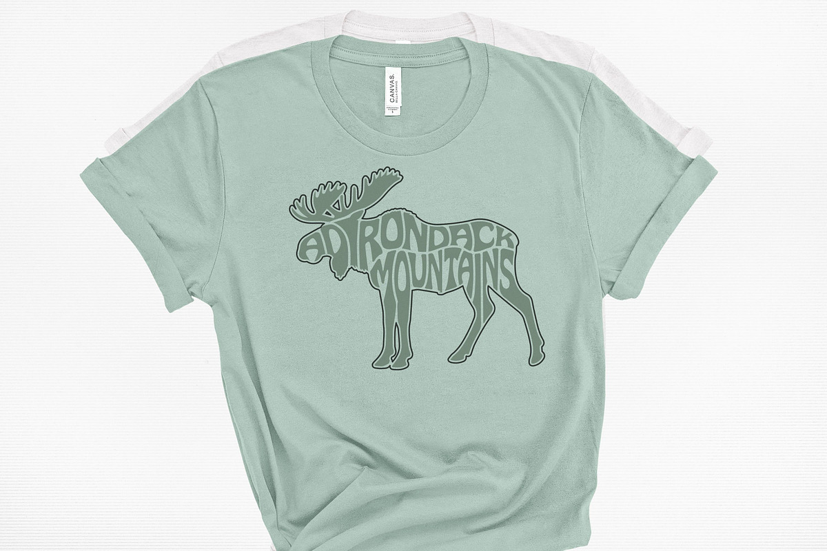 Adirondack Mountains in a moose, an Object Graphic by DigitalDesignsLaura (Photo 2 of 3)