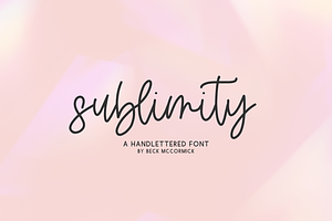 Sublimity Script