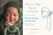 Whimsy Baby Shower Doodles, an Object Graphic by digital.incubator.yum (Thumbnail 1 of 3)