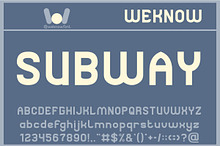 Subway font