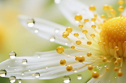 close-up shot of a yellow flower. Th, a Nature Photo by AvalgaCollectiblesan