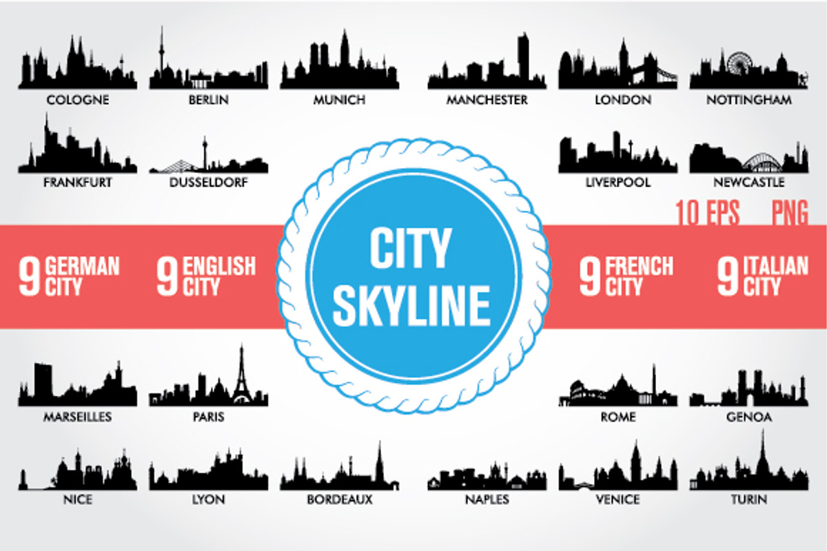 Skyline European Cities, an Illustration by MaximGertsen (Photo 1 of 4)