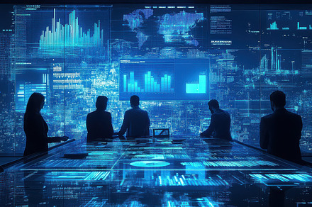 Data-Driven Meeting: Team collaborat, a Background Photo by Pixeness
