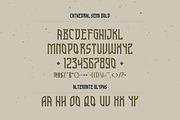 Cathedral — Display Typeface, a Font by Clint English (Thumbnail 3 of 5)
