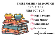 Retro Valentine’s Day Clipart, an Illustration by OK Design (Thumbnail 5 of 6)