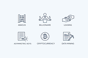 78 Fintech Line Icons, an Outline Icon by Flat Icons (Thumbnail 5 of 10)