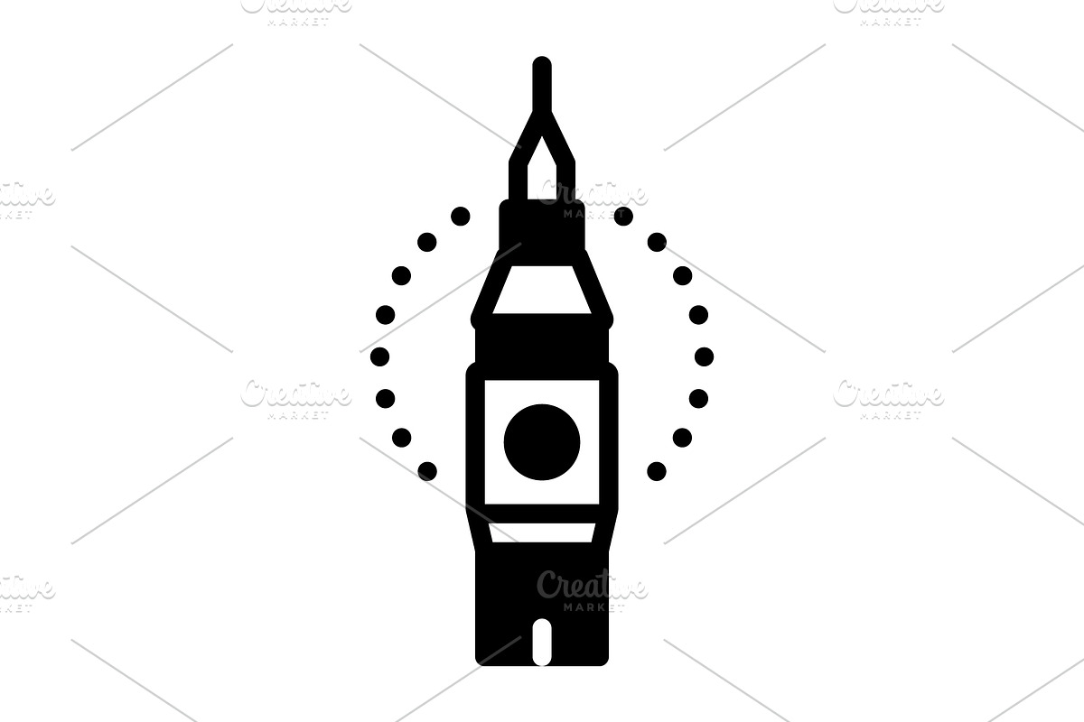 British london solid icon, a Solid Icon by Creative priyanka