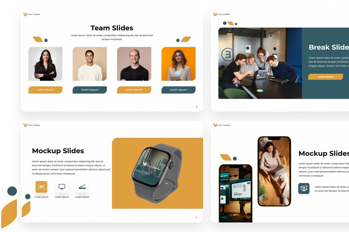 Orion Creative Presentation, a Presentation Template by Interpitch (Photo 5 of 9)