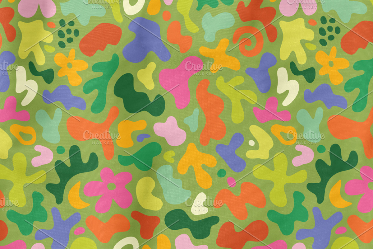 Playful Organic Shapes, a Pattern Graphic by PenguinHouse (Photo 7 of 7)