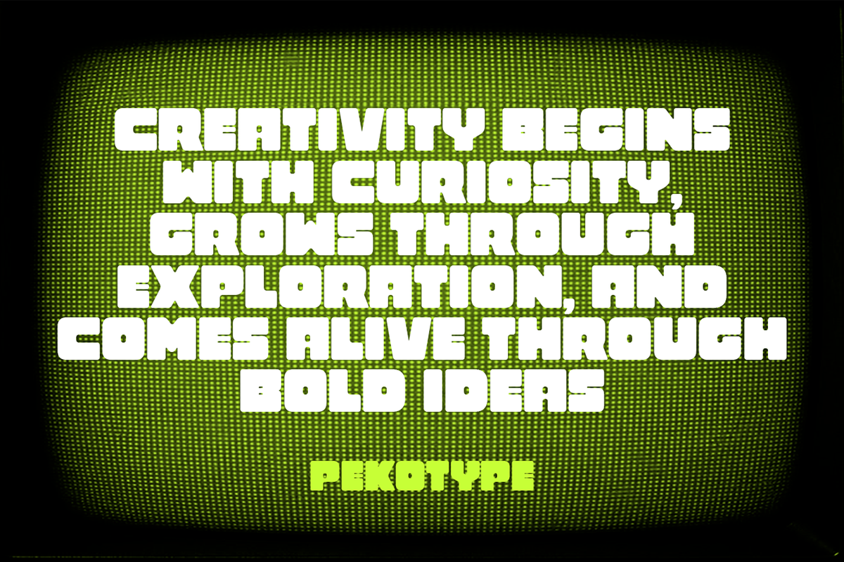 Midar - Bold Chunky Display Font, a Sans Serif Font by Pekotype (Photo 9 of 15)