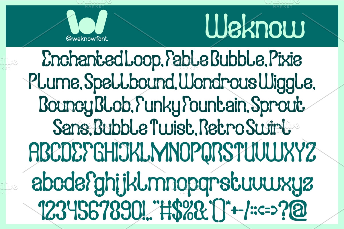 Magician Eyes font, a Sans Serif Font by weknow (Photo 4 of 8)