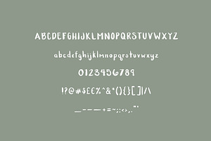 Wild Woods: A Hand-Lettered Font