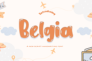 Belgia, a Handwritten Font by cocodesign (Thumbnail 1 of 7)