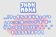 Jhon Mona – Playful Display Font, a Handwritten Font by Bayuktx (Thumbnail 8 of 8)