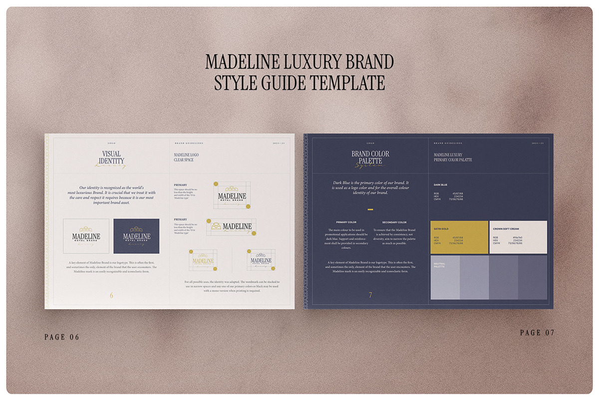 Brand Guidelines, a Brochure Template by Proonty (Photo 4 of 7)