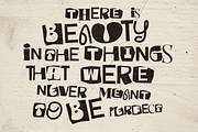 Chaos Reality – Experimental Font, a Handwritten Font by shineink.designlab (Thumbnail 7 of 12)