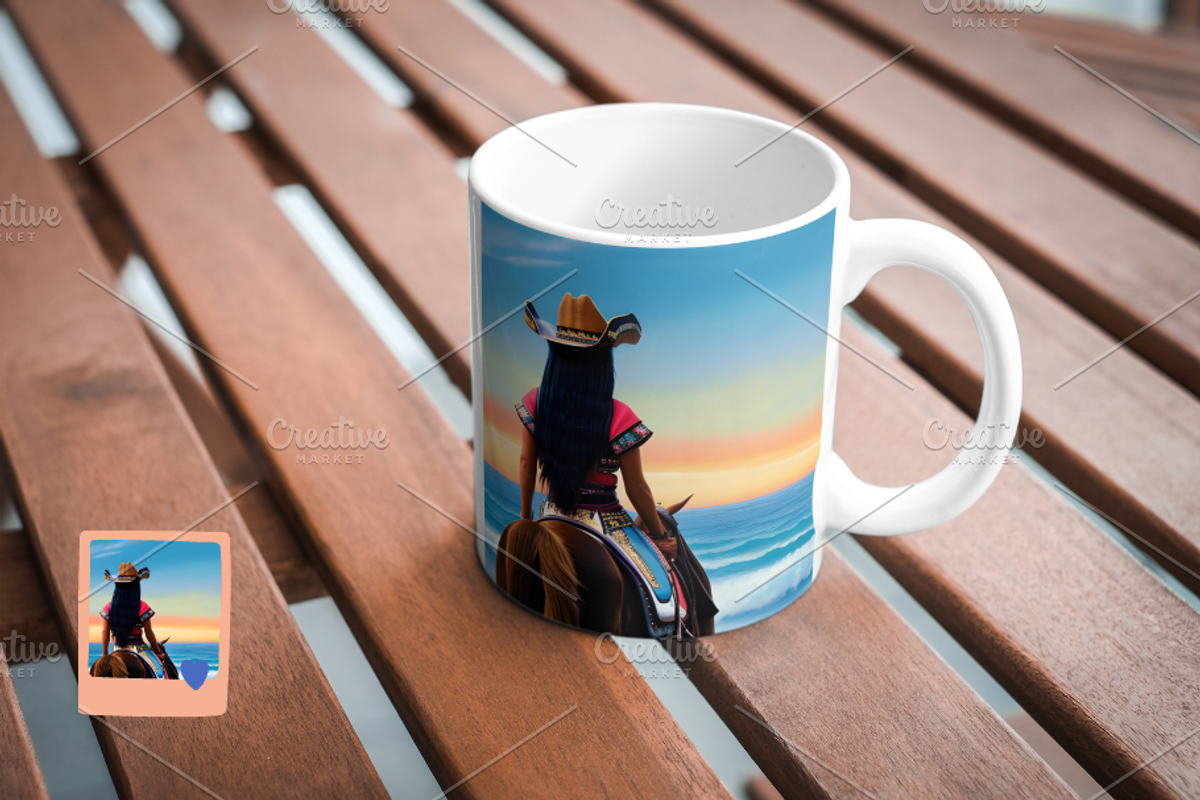 Custom art, Seaside Boho Cowgirl, a Branding & Logo Template by Boho Pixel Dust (Photo 4 of 4)