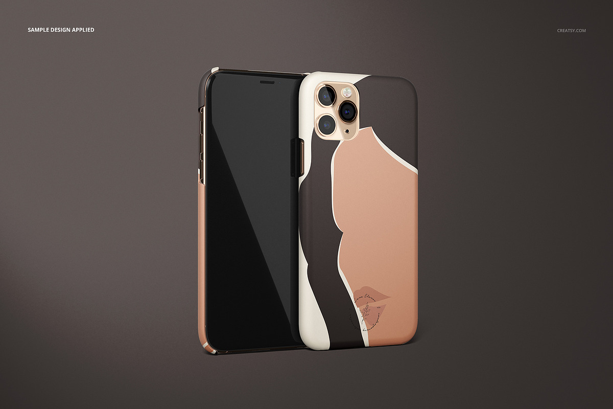 iPhone 11 Pro Matte Snap Case Mockup, an iPhone Mockup by creatsy5 (Photo 4 of 23)
