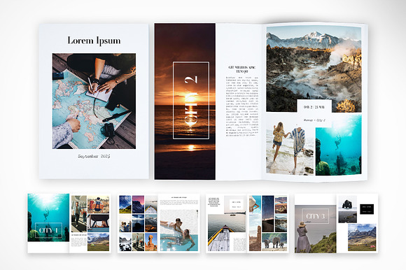 Travel Itinerary Brochure Template preview 6