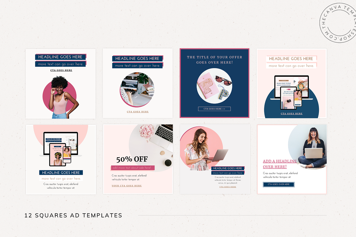 Alyssa Ads Canva Templates, a Social Media Template by The Canva Template Shop (Photo 5 of 6)
