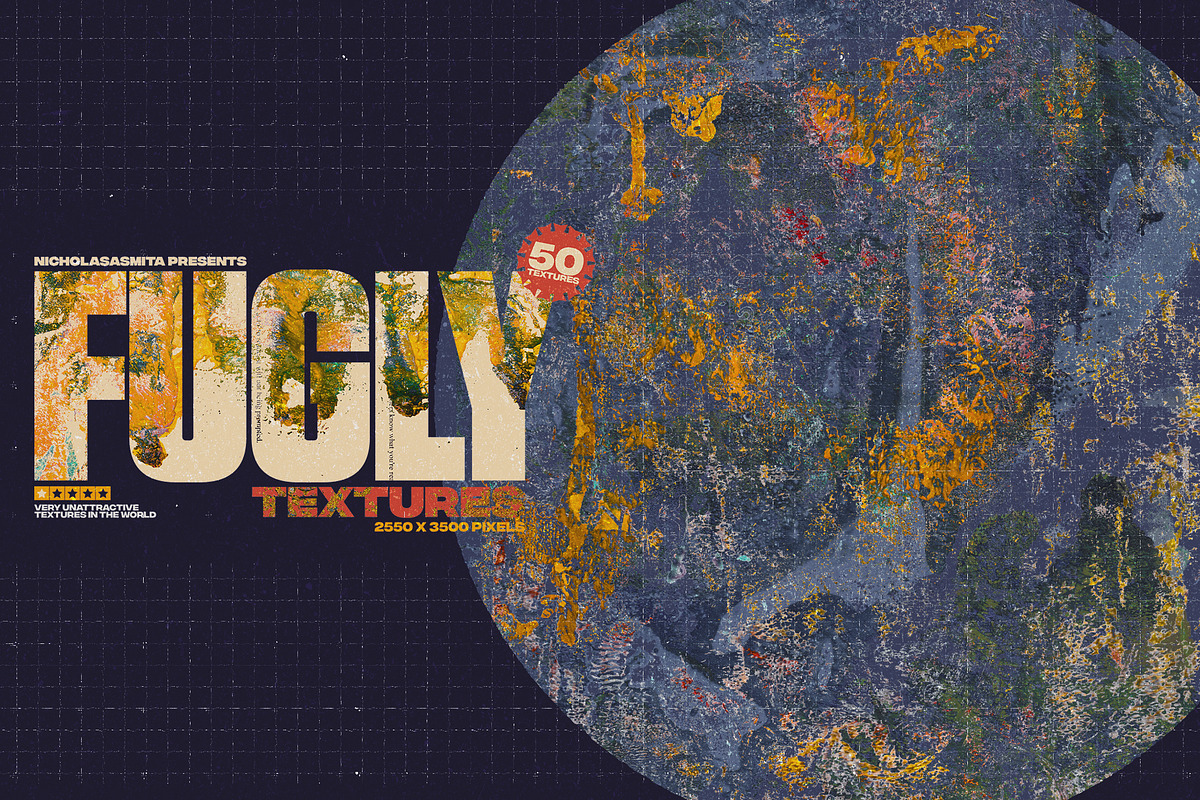 Fugly: 50 Transparent PNG Textures, a Texture Graphic by nicholasasmita (Photo 10 of 10)