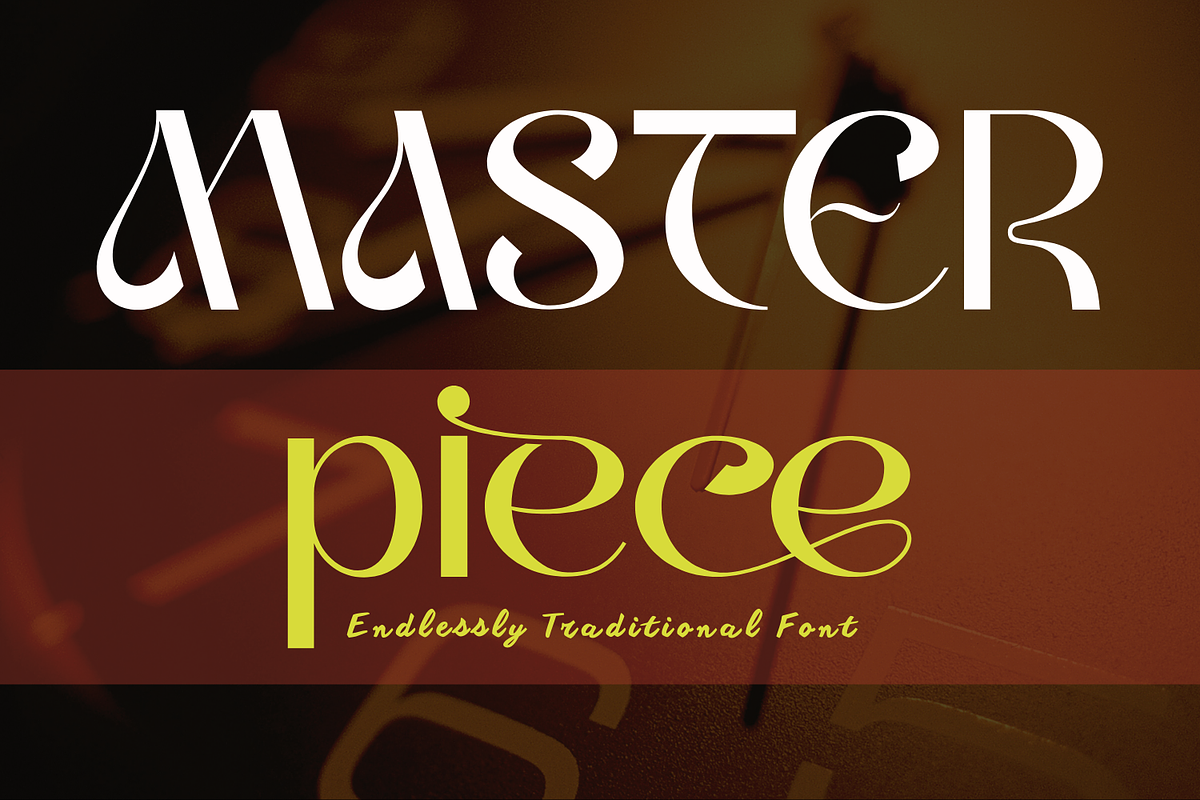 Endlessly Traditional - Ligature Fon, a Sans Serif Font by 177Studio (Photo 6 of 8)